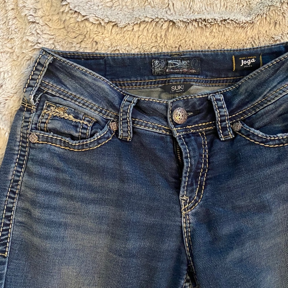 Silver Suki Joga skinny jeans - mid rise